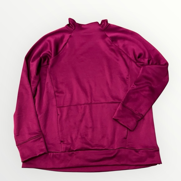 Xersion Deep Purple Fleece Lined Sweatshirt - Picture 1 of 8